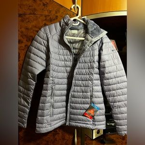 Light purple columbia omni-heat jacket